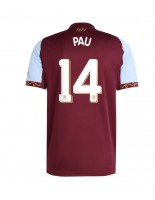 Aston Villa Pau Torres #14 Domácí Dres 2025-26 Krátký Rukáv